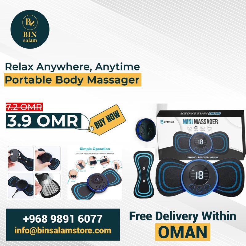 relax anywhere, anytime portable body massager
