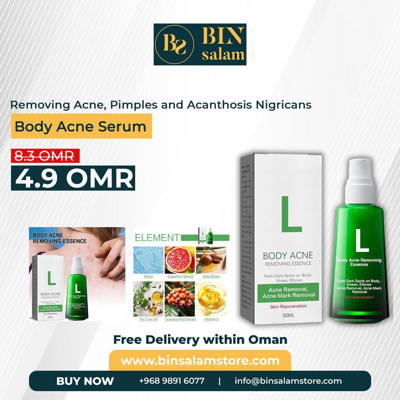 Removing acne pimples and acanthosis nigricans Body acne serum